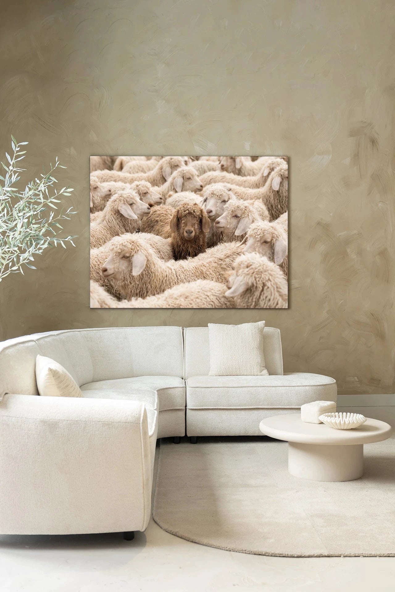 The Herd - Moderne Wanddecoratie | Artprint, Glass Art, Wandkleed by Urban Cotton