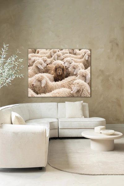 The Herd - Moderne Wanddecoratie | Artprint, Glass Art, Wandkleed by Urban Cotton