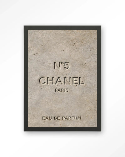 Number 5 - Moderne Wanddecoratie | Artprint, Glass Art, Wandkleed by Urban Cotton