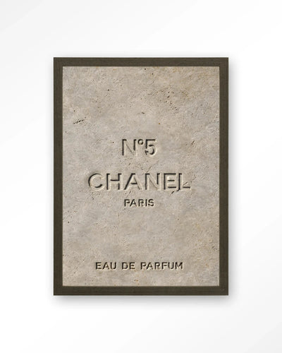 Number 5 - Moderne Wanddecoratie | Artprint, Glass Art, Wandkleed by Urban Cotton