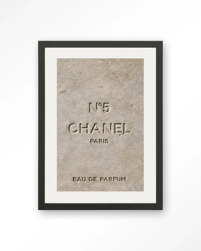 Number 5 - Moderne Wanddecoratie | Artprint, Glass Art, Wandkleed by Urban Cotton