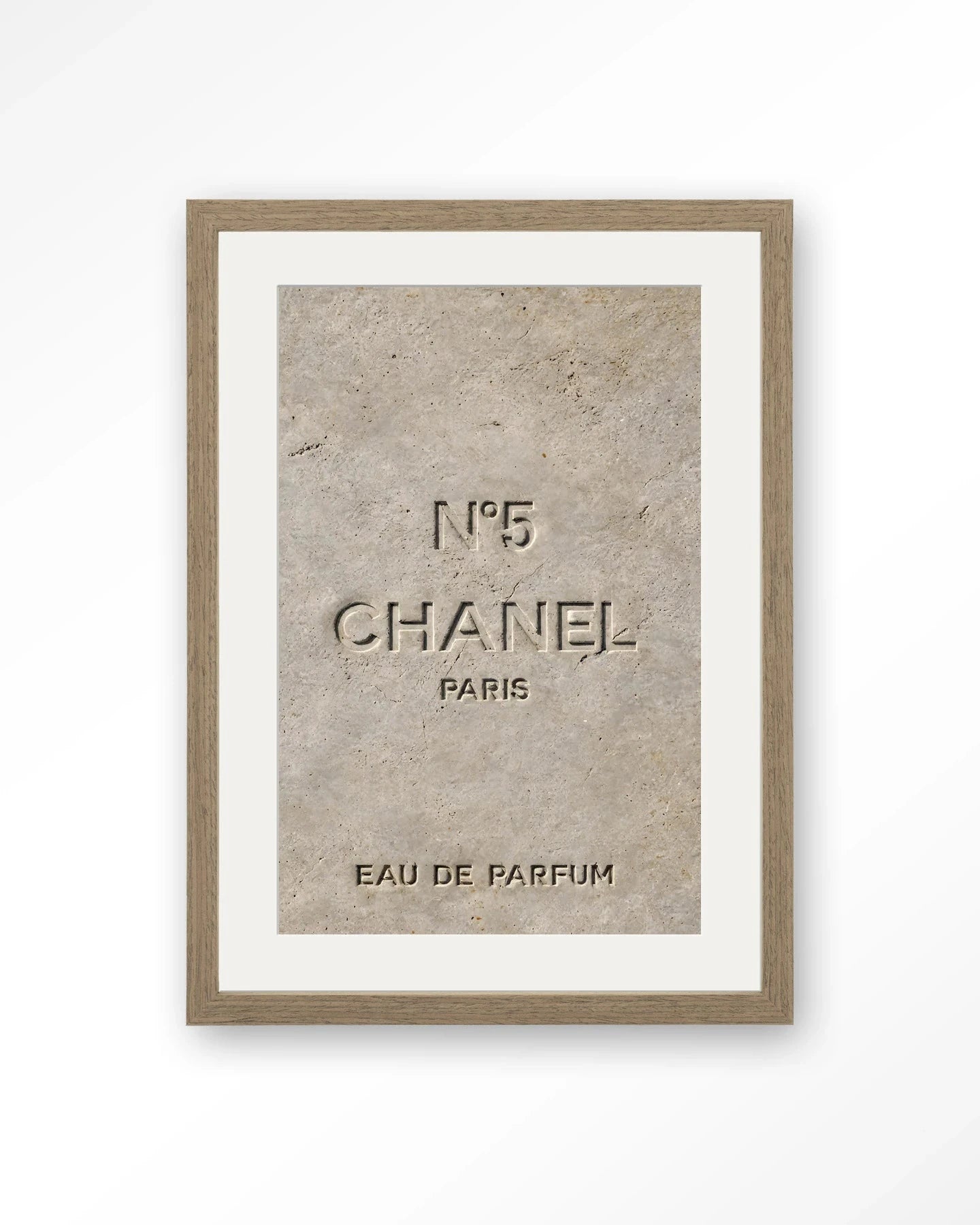 Number 5 - Moderne Wanddecoratie | Artprint, Glass Art, Wandkleed by Urban Cotton