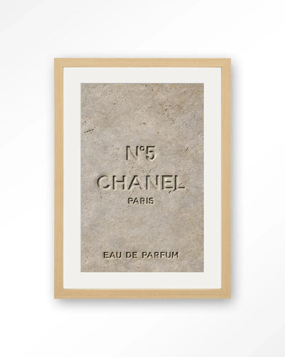 Number 5 - Moderne Wanddecoratie | Artprint, Glass Art, Wandkleed by Urban Cotton