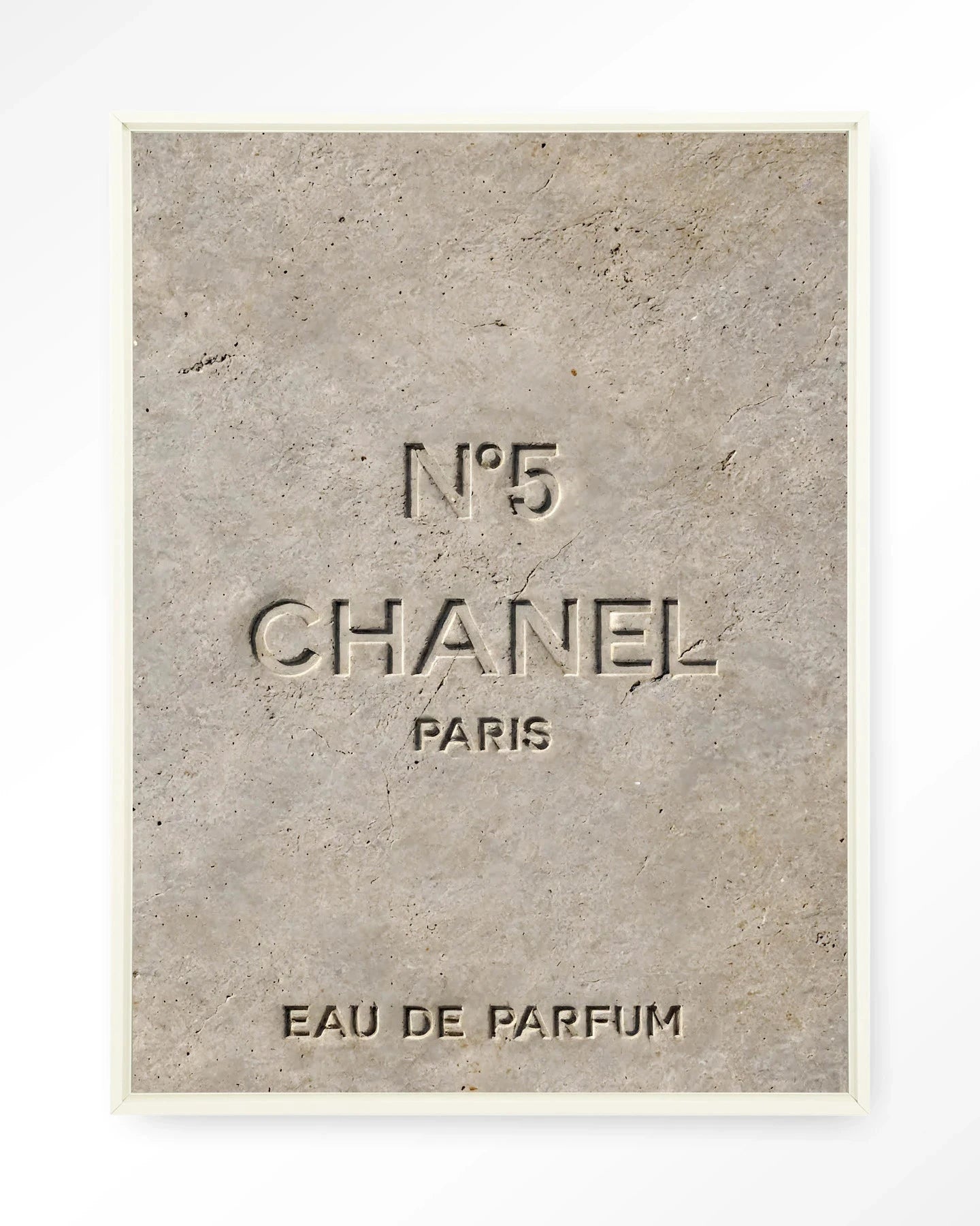Number 5 - Moderne Wanddecoratie | Artprint, Glass Art, Wandkleed by Urban Cotton