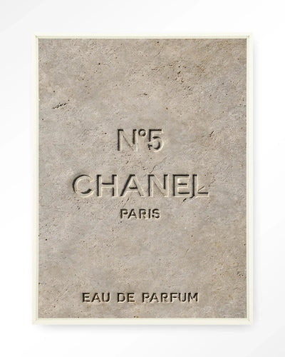 Number 5 - Moderne Wanddecoratie | Artprint, Glass Art, Wandkleed by Urban Cotton