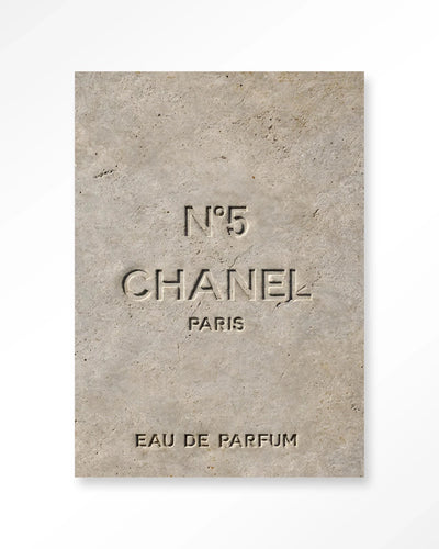 Number 5 - Moderne Wanddecoratie | Artprint, Glass Art, Wandkleed by Urban Cotton