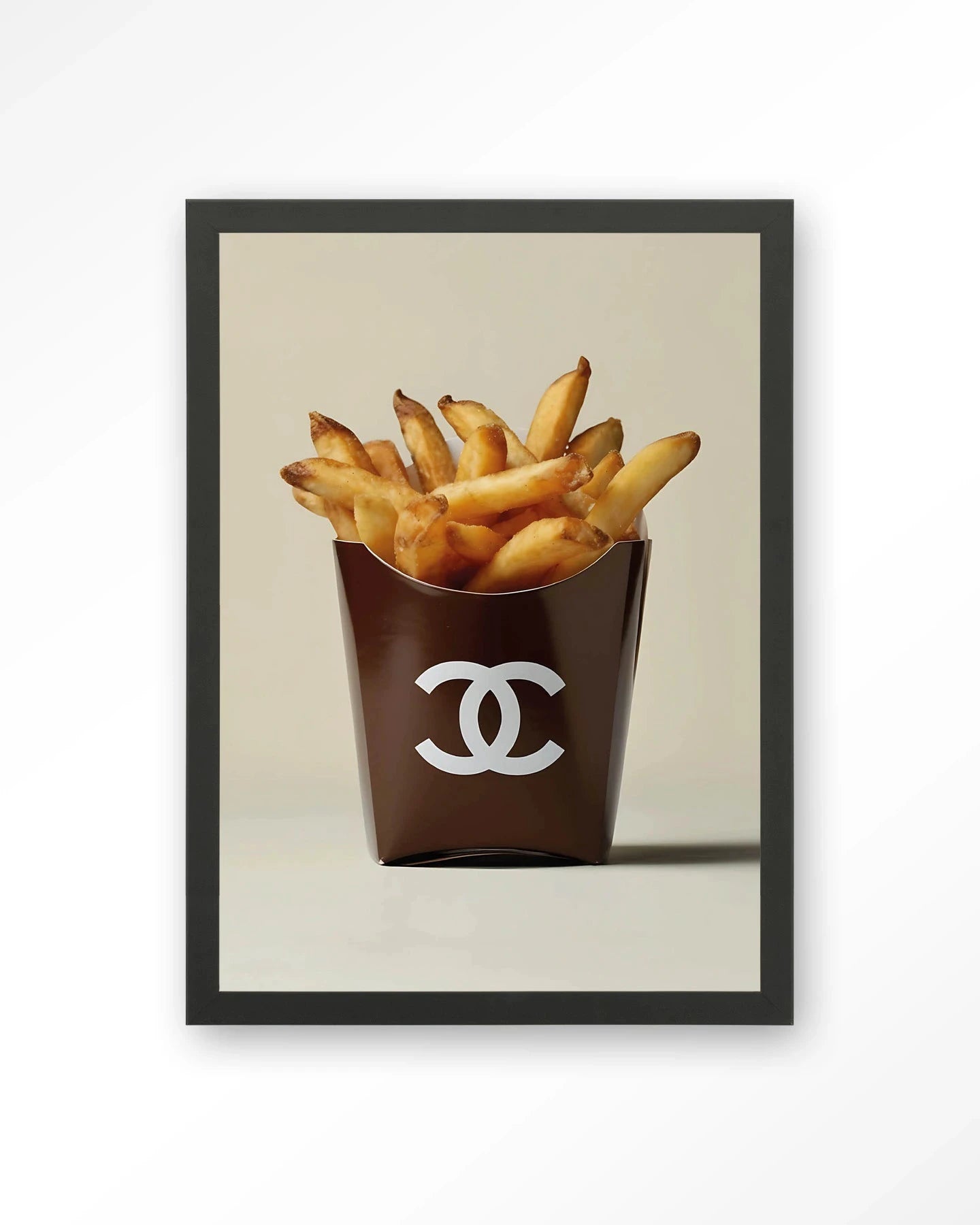 Luxury Fries - Moderne Wanddecoratie | Artprint, Glass Art, Wandkleed by Urban Cotton