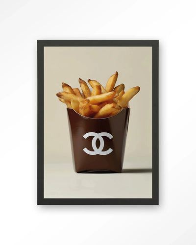 Luxury Fries - Moderne Wanddecoratie | Artprint, Glass Art, Wandkleed by Urban Cotton
