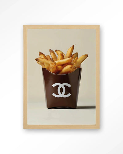 Luxury Fries - Moderne Wanddecoratie | Artprint, Glass Art, Wandkleed by Urban Cotton