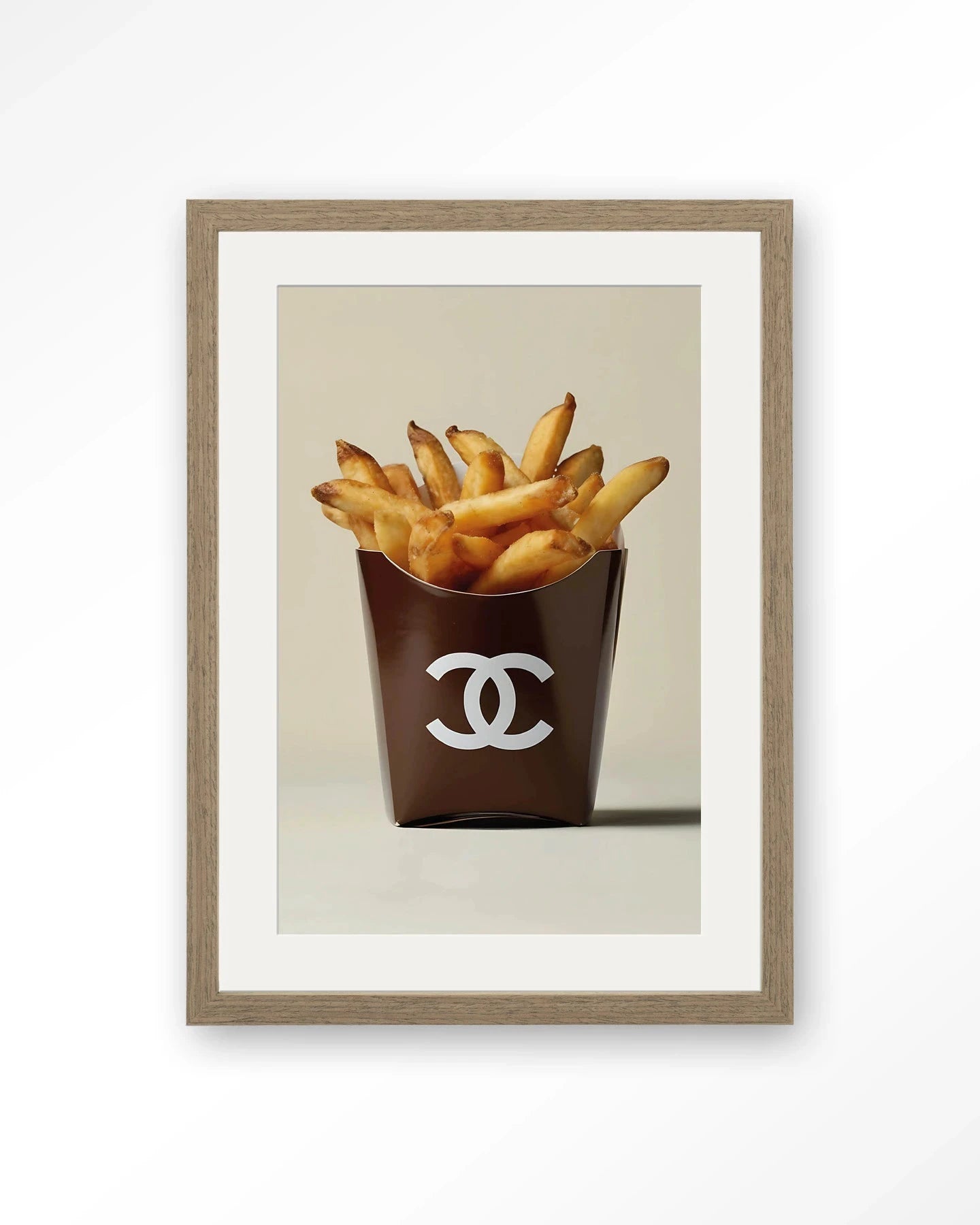 Luxury Fries - Moderne Wanddecoratie | Artprint, Glass Art, Wandkleed by Urban Cotton