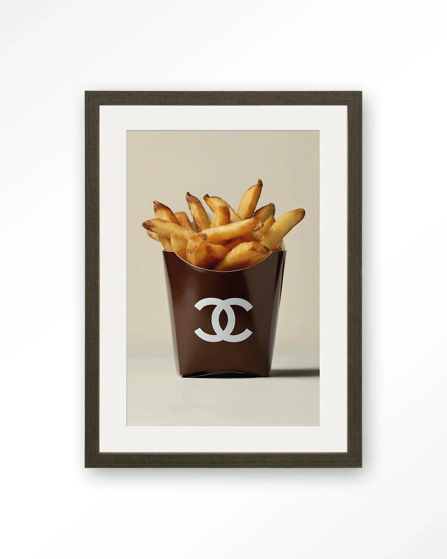 Luxury Fries - Moderne Wanddecoratie | Artprint, Glass Art, Wandkleed by Urban Cotton