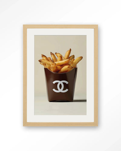 Luxury Fries - Moderne Wanddecoratie | Artprint, Glass Art, Wandkleed by Urban Cotton