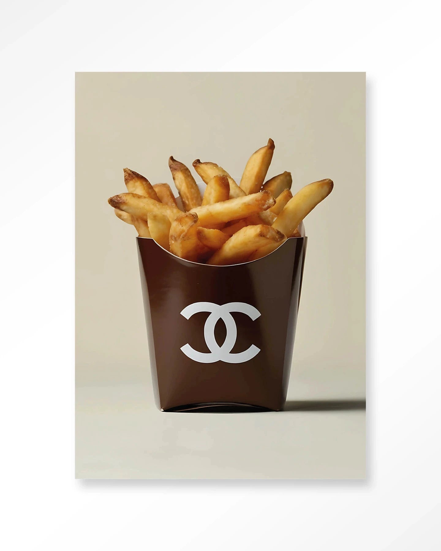 Luxury Fries - Moderne Wanddecoratie | Artprint, Glass Art, Wandkleed by Urban Cotton