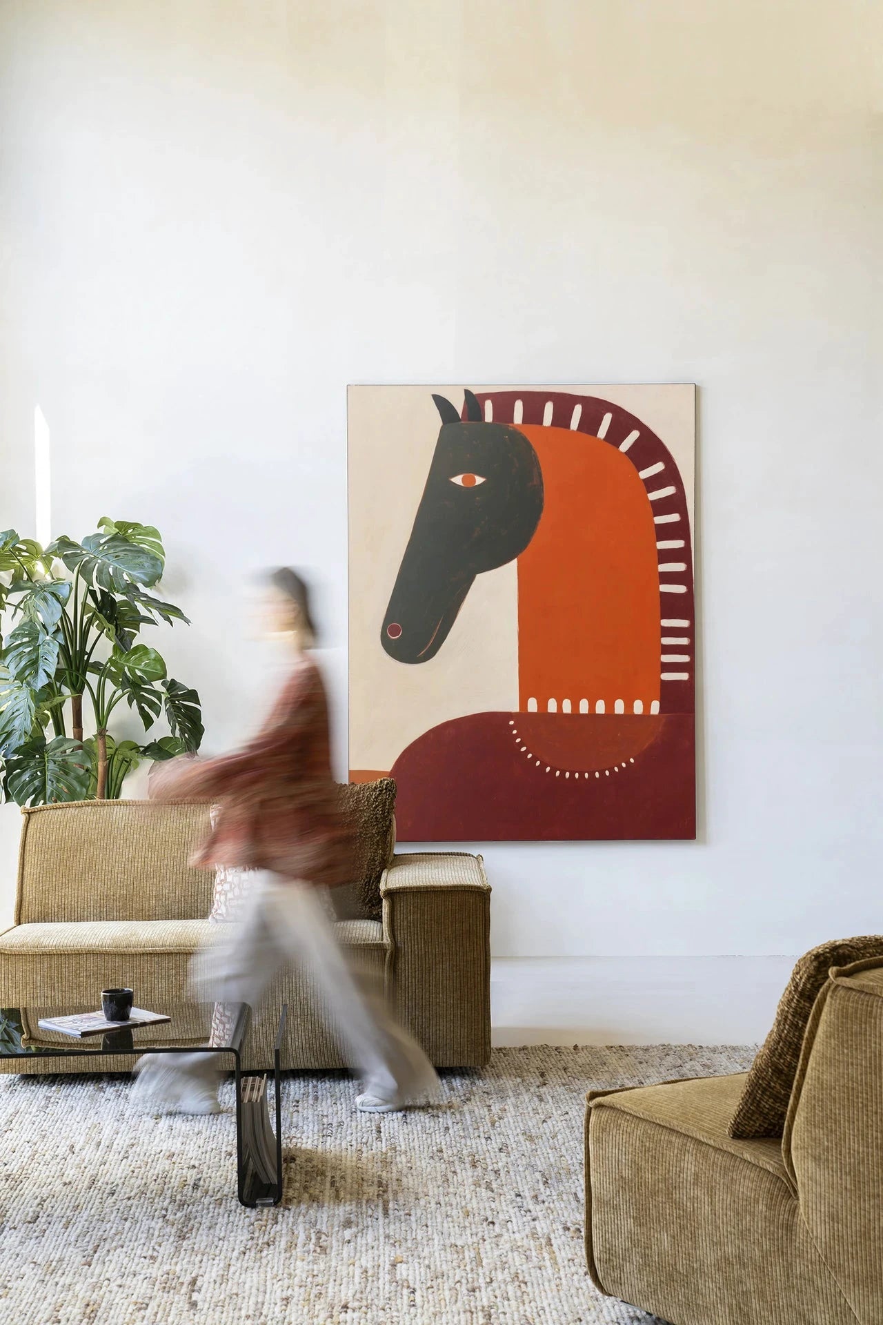 Quiet Guardians - Moderne Wanddecoratie | Artprint, Glass Art, Wandkleed by Urban Cotton