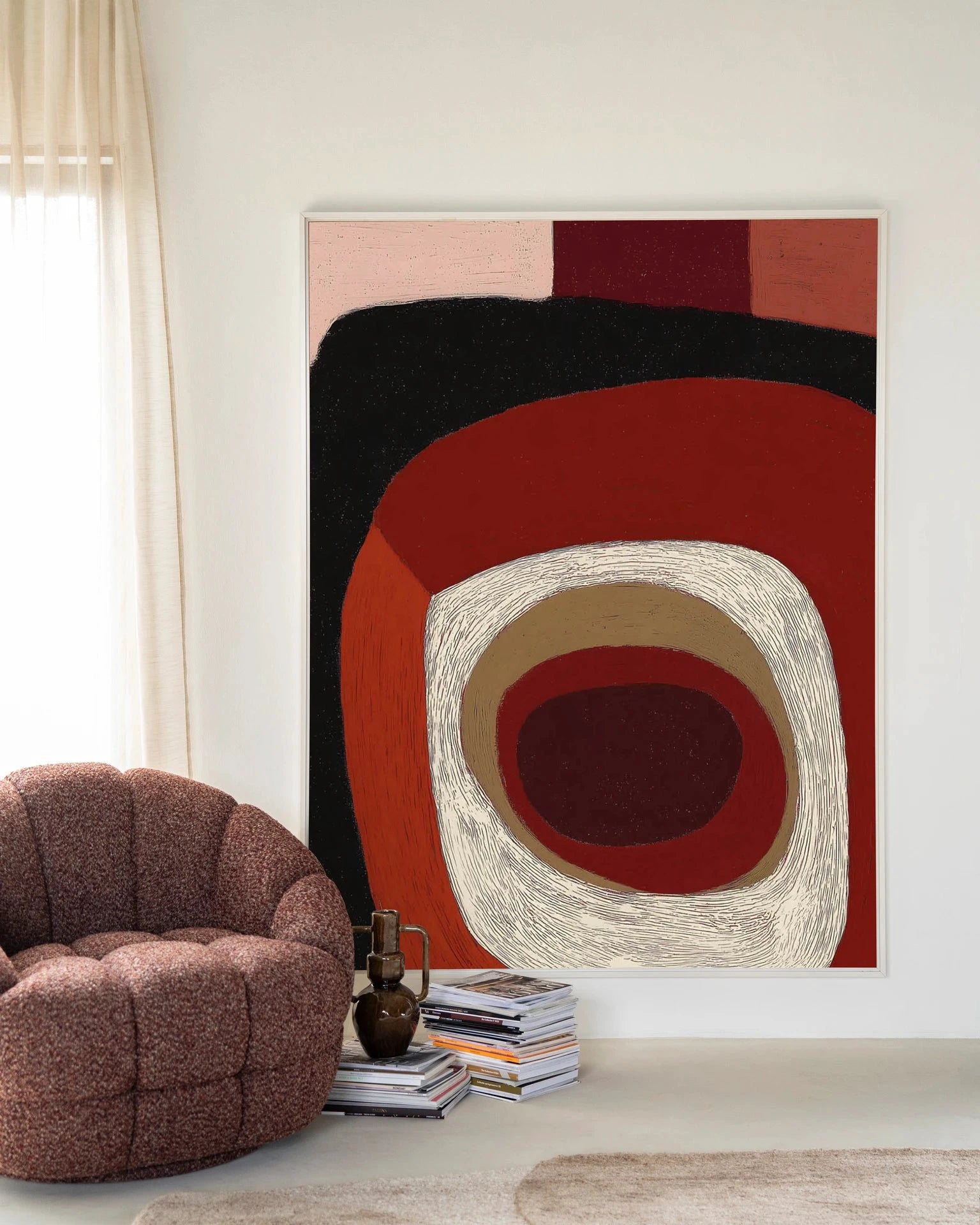 Depth - Moderne Wanddecoratie | Artprint, Glass Art, Wandkleed by Urban Cotton