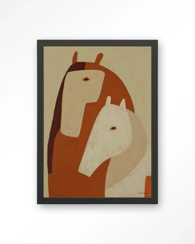Held By Her - Moderne Wanddecoratie | Artprint, Glass Art, Wandkleed by Urban Cotton