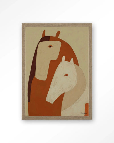 Held By Her - Moderne Wanddecoratie | Artprint, Glass Art, Wandkleed by Urban Cotton