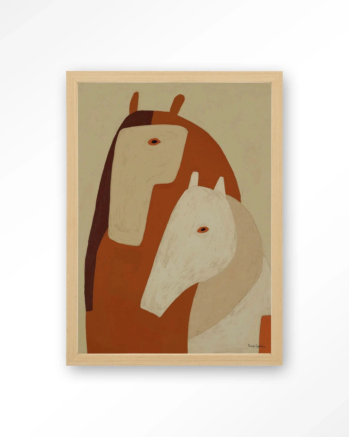 Held By Her - Moderne Wanddecoratie | Artprint, Glass Art, Wandkleed by Urban Cotton