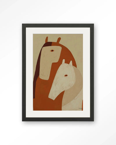 Held By Her - Moderne Wanddecoratie | Artprint, Glass Art, Wandkleed by Urban Cotton