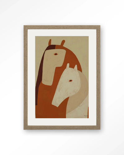 Held By Her - Moderne Wanddecoratie | Artprint, Glass Art, Wandkleed by Urban Cotton