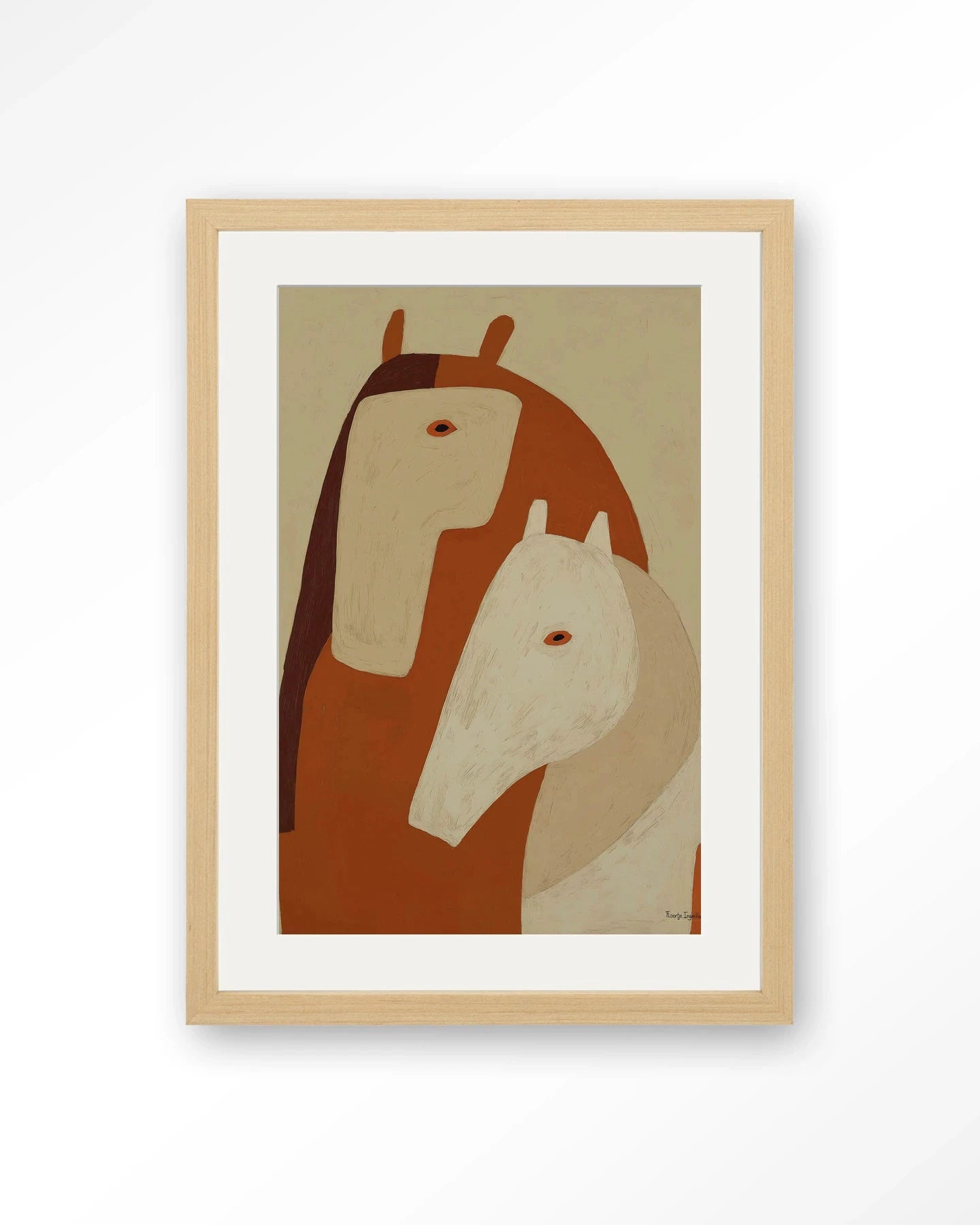 Held By Her - Moderne Wanddecoratie | Artprint, Glass Art, Wandkleed by Urban Cotton