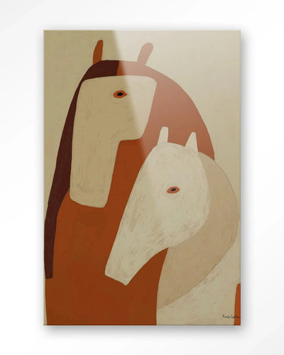 Held By Her - Moderne Wanddecoratie | Artprint, Glass Art, Wandkleed by Urban Cotton