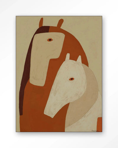 Held By Her - Moderne Wanddecoratie | Artprint, Glass Art, Wandkleed by Urban Cotton