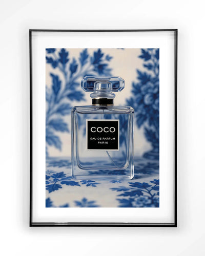 Bleu Scent - Moderne Wanddecoratie | Artprint, Glass Art, Wandkleed by Urban Cotton