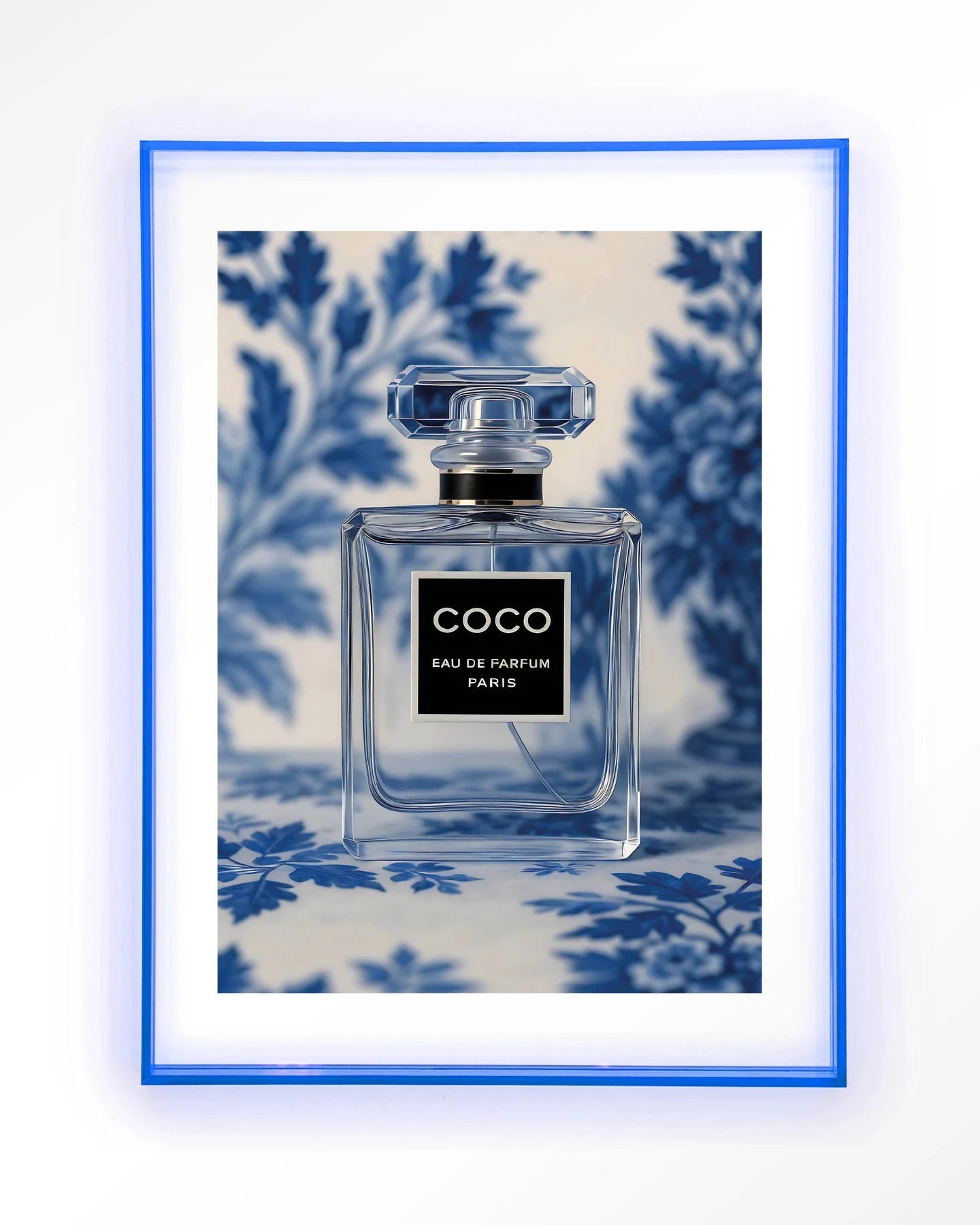 Bleu Scent - Moderne Wanddecoratie | Artprint, Glass Art, Wandkleed by Urban Cotton