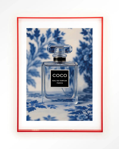 Bleu Scent - Moderne Wanddecoratie | Artprint, Glass Art, Wandkleed by Urban Cotton