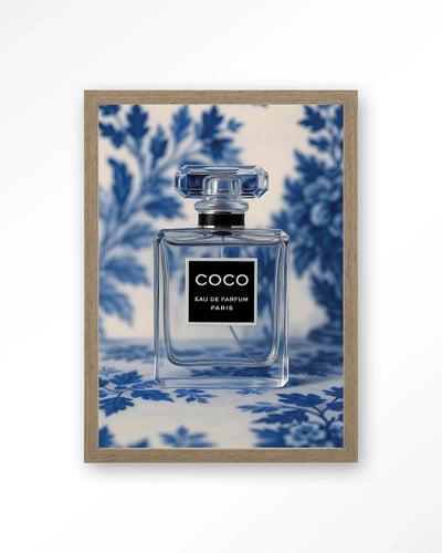 Bleu Scent - Moderne Wanddecoratie | Artprint, Glass Art, Wandkleed by Urban Cotton