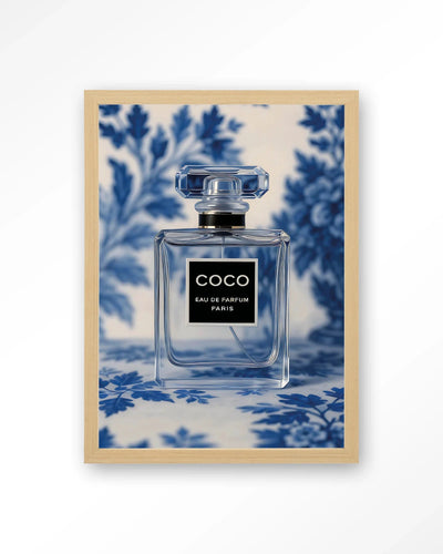 Bleu Scent - Moderne Wanddecoratie | Artprint, Glass Art, Wandkleed by Urban Cotton