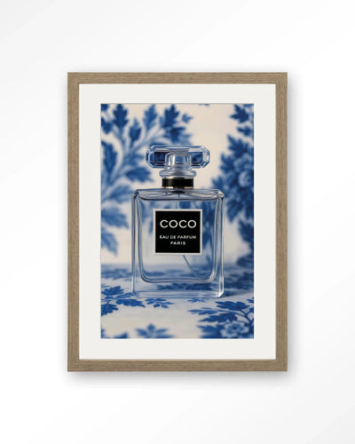 Bleu Scent - Moderne Wanddecoratie | Artprint, Glass Art, Wandkleed by Urban Cotton