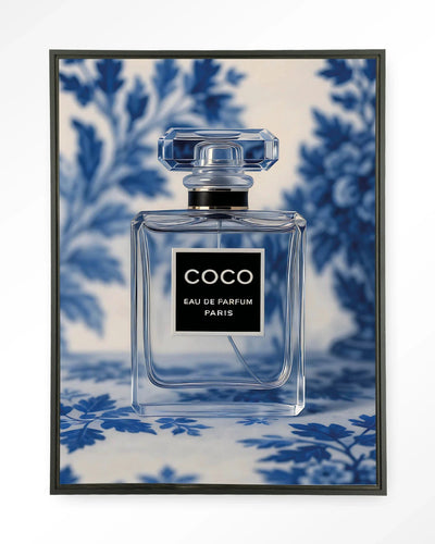 Bleu Scent - Moderne Wanddecoratie | Artprint, Glass Art, Wandkleed by Urban Cotton