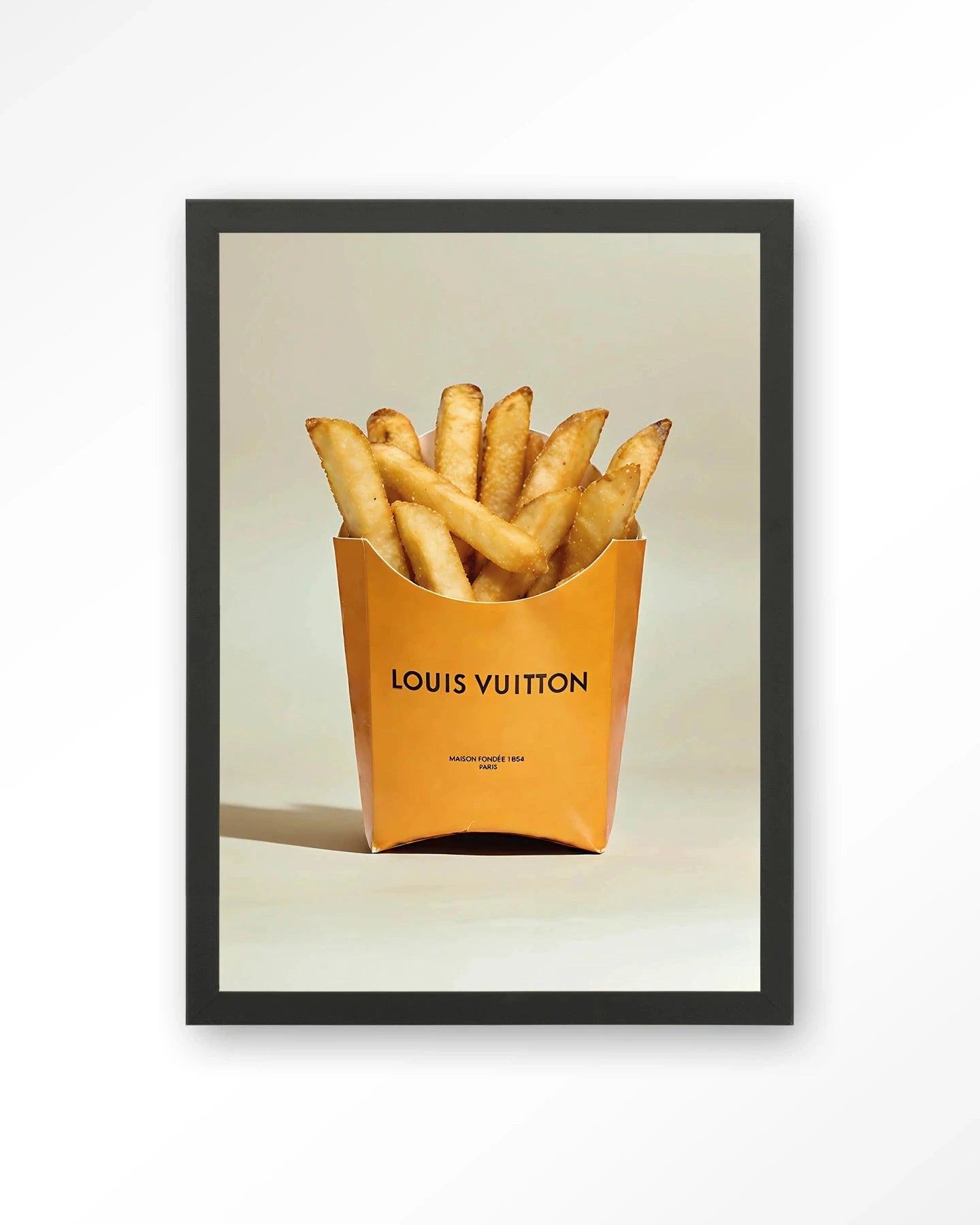 LV Fries - Moderne Wanddecoratie | Artprint, Glass Art, Wandkleed by Urban Cotton