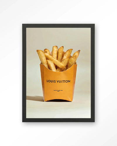 LV Fries - Moderne Wanddecoratie | Artprint, Glass Art, Wandkleed by Urban Cotton