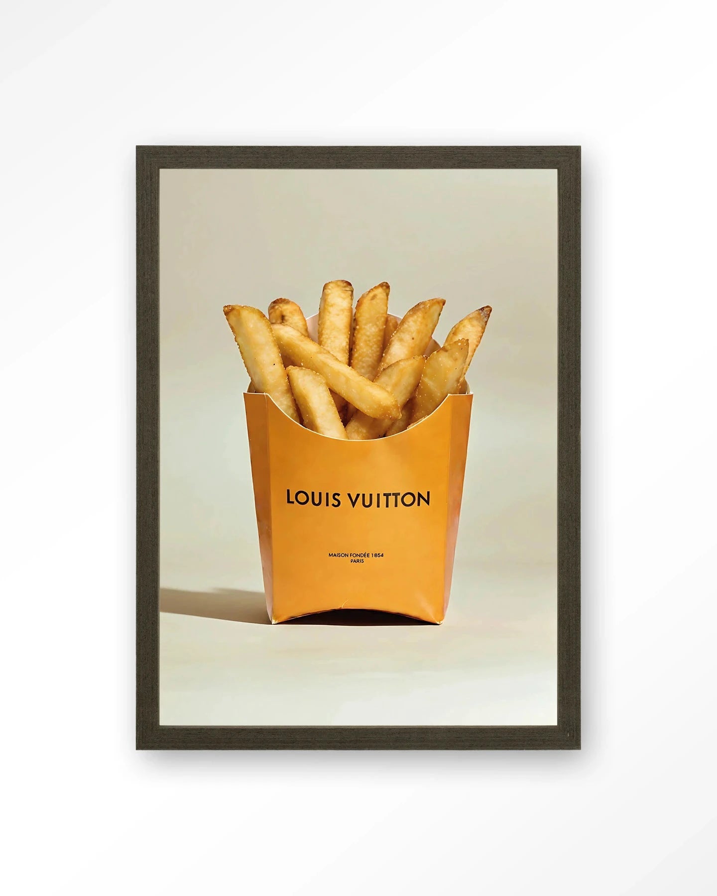 LV Fries - Moderne Wanddecoratie | Artprint, Glass Art, Wandkleed by Urban Cotton
