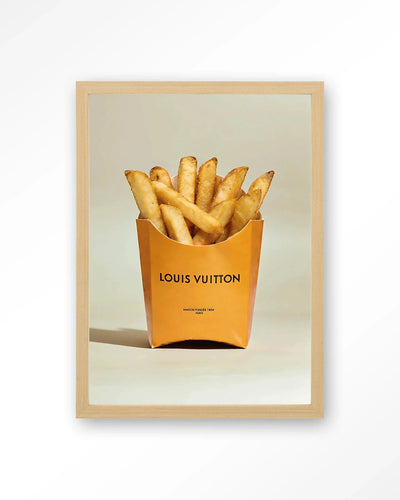 LV Fries - Moderne Wanddecoratie | Artprint, Glass Art, Wandkleed by Urban Cotton