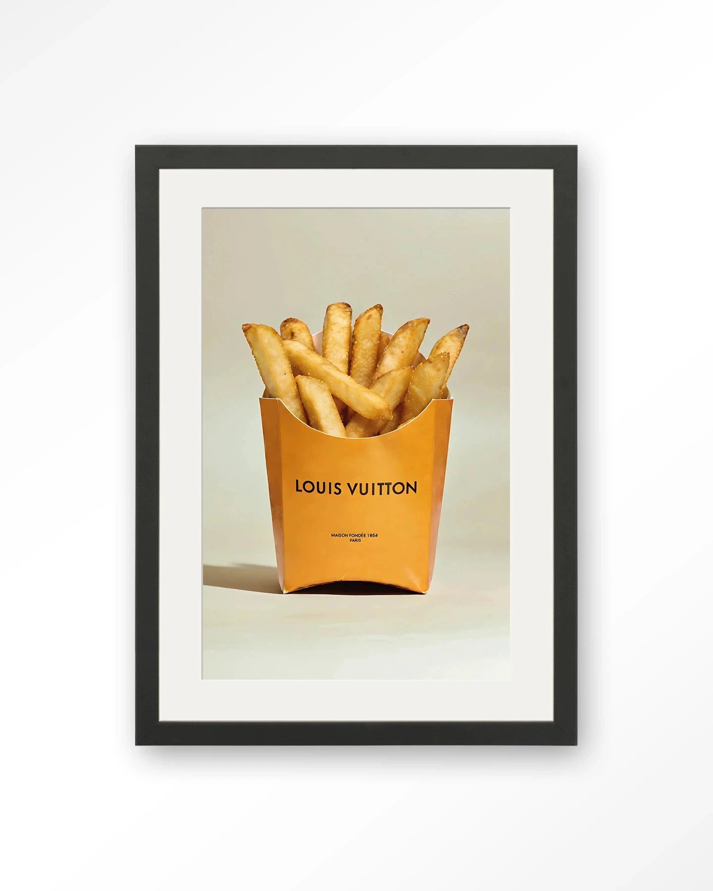 LV Fries - Moderne Wanddecoratie | Artprint, Glass Art, Wandkleed by Urban Cotton