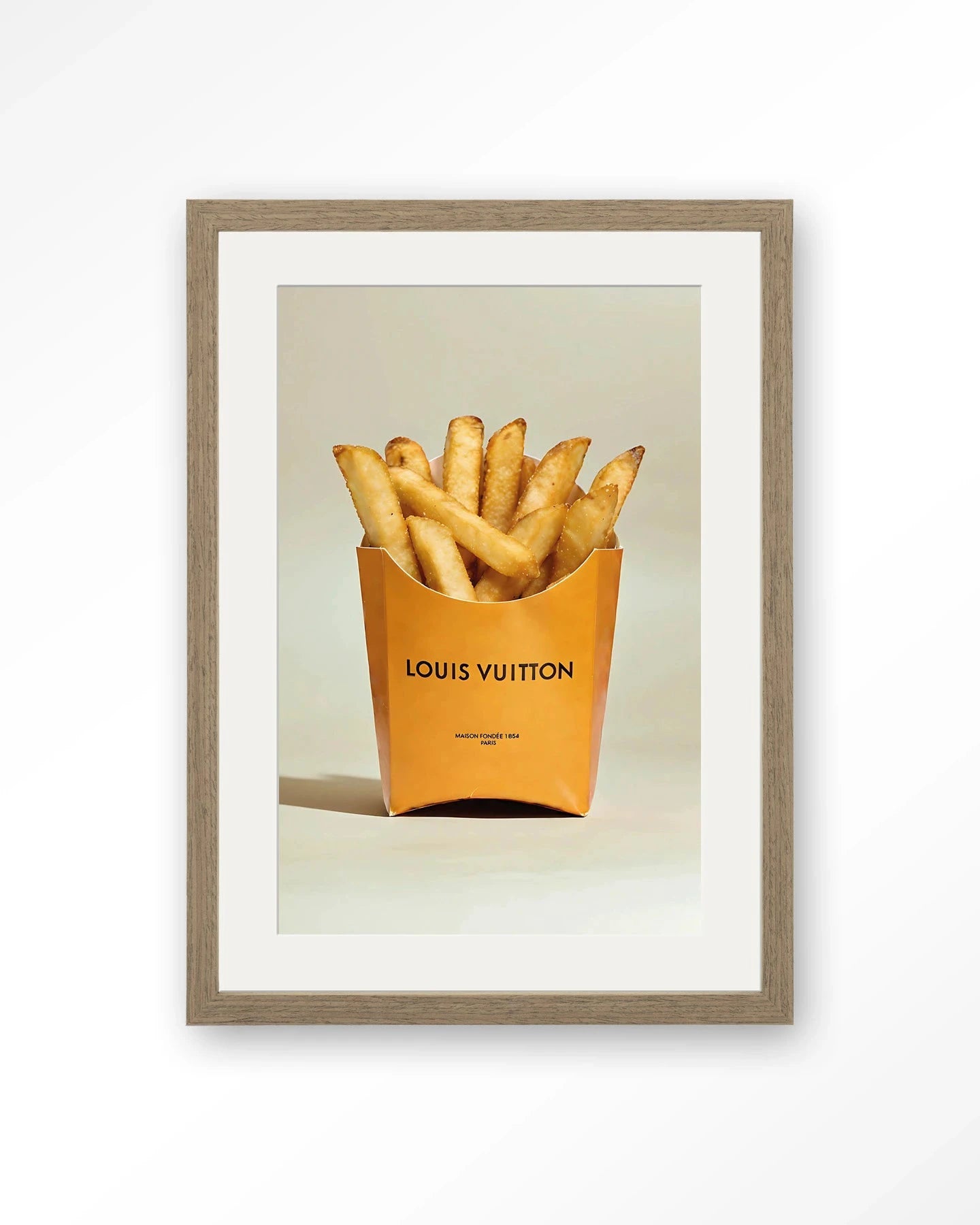 LV Fries - Moderne Wanddecoratie | Artprint, Glass Art, Wandkleed by Urban Cotton