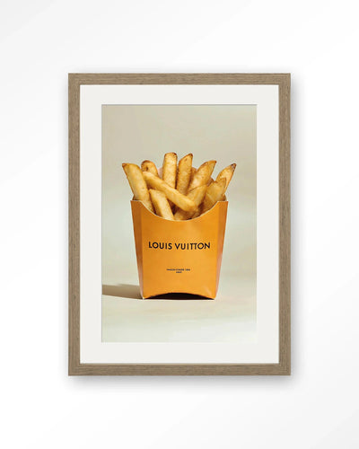 LV Fries - Moderne Wanddecoratie | Artprint, Glass Art, Wandkleed by Urban Cotton