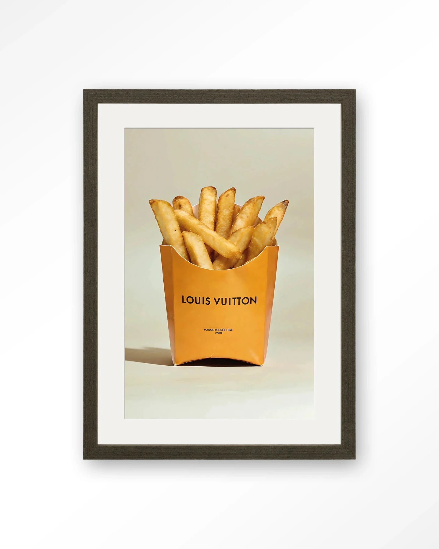 LV Fries - Moderne Wanddecoratie | Artprint, Glass Art, Wandkleed by Urban Cotton