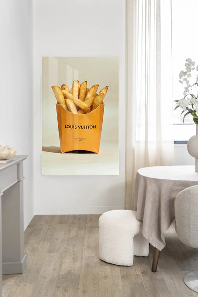 LV Fries - Moderne Wanddecoratie | Artprint, Glass Art, Wandkleed by Urban Cotton