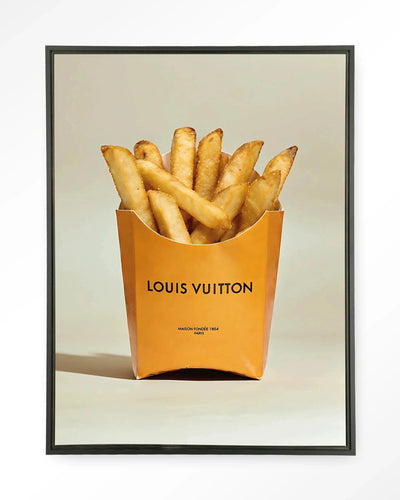 LV Fries - Moderne Wanddecoratie | Artprint, Glass Art, Wandkleed by Urban Cotton