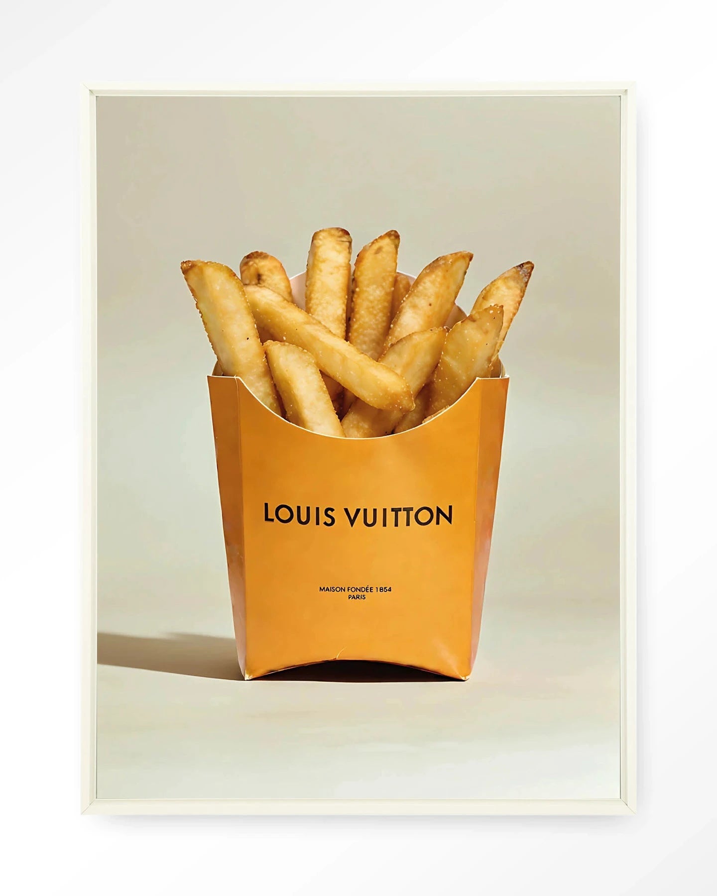 LV Fries - Moderne Wanddecoratie | Artprint, Glass Art, Wandkleed by Urban Cotton
