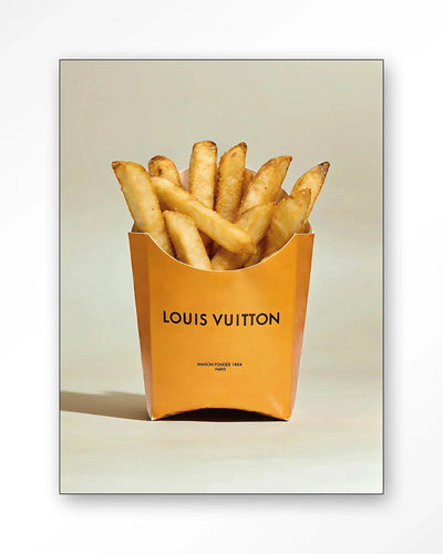 LV Fries - Moderne Wanddecoratie | Artprint, Glass Art, Wandkleed by Urban Cotton