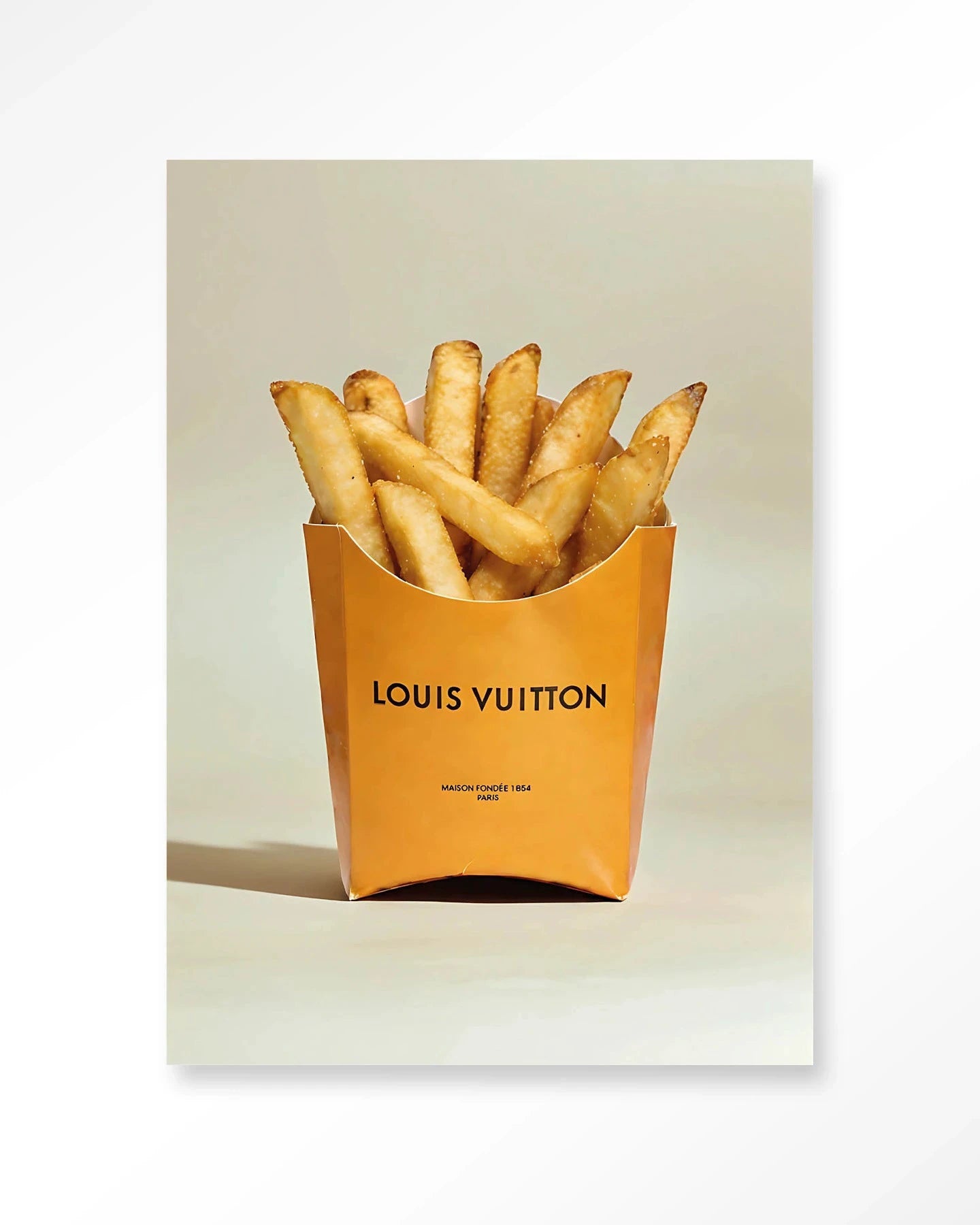 LV Fries - Moderne Wanddecoratie | Artprint, Glass Art, Wandkleed by Urban Cotton