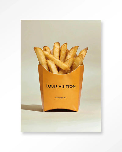 LV Fries - Moderne Wanddecoratie | Artprint, Glass Art, Wandkleed by Urban Cotton
