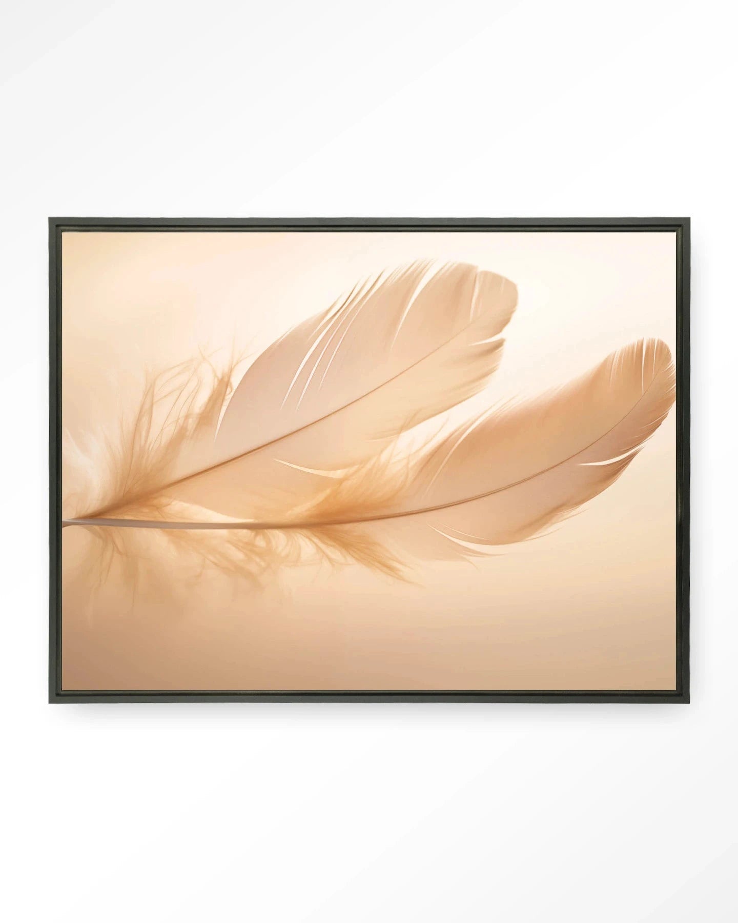 Light Feather - Moderne Wanddecoratie | Artprint, Glass Art, Wandkleed by Urban Cotton