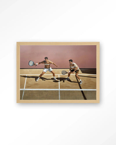 Padel Court - Moderne Wanddecoratie | Artprint, Glass Art, Wandkleed by Urban Cotton